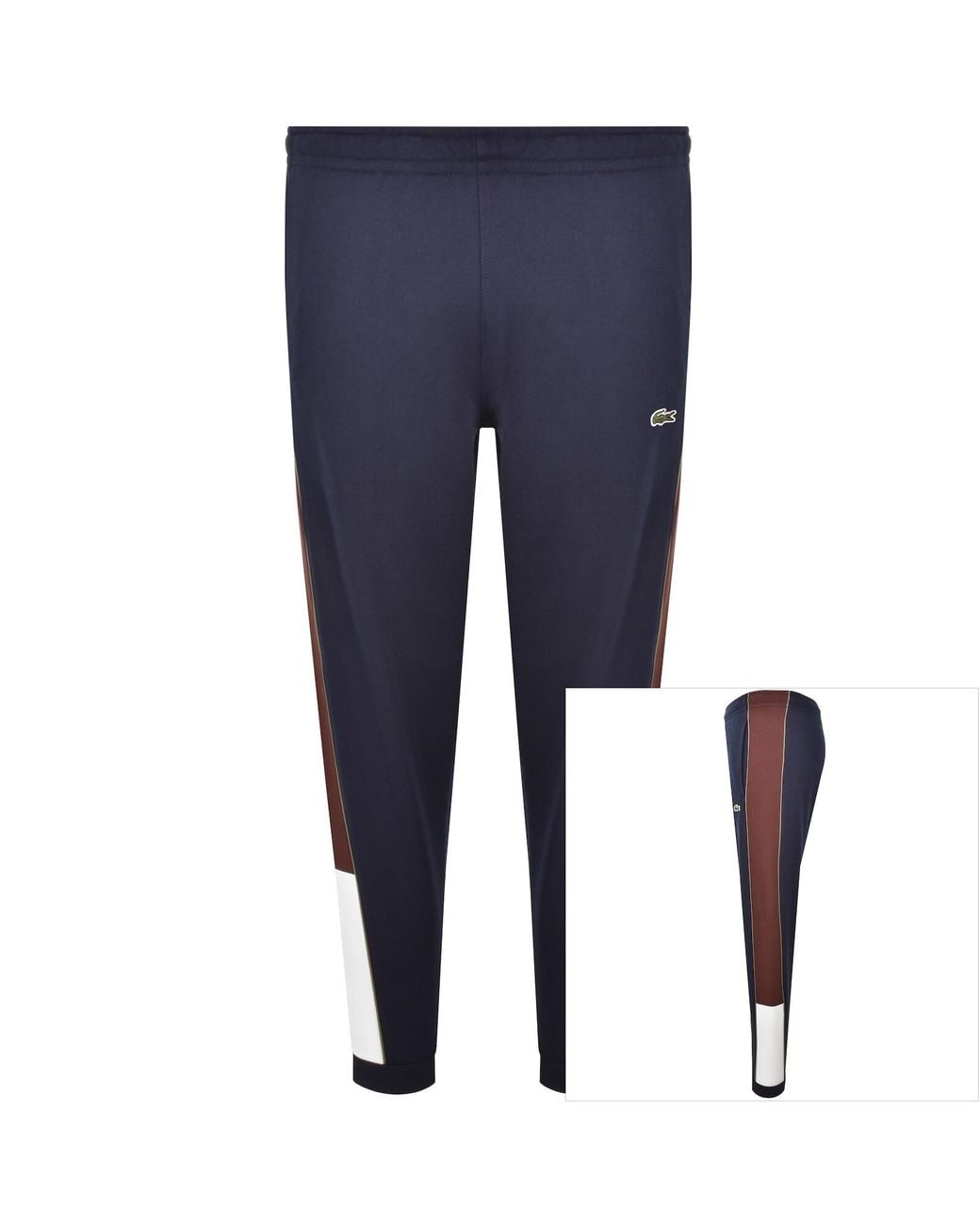 Lacoste Blue Colour Block Joggers for men