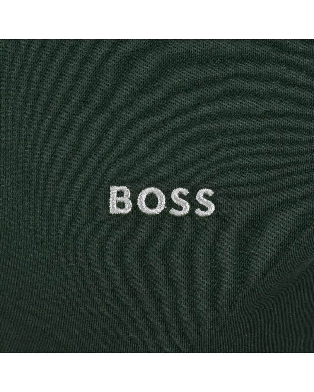 BOSS BUSINESS Green Boss Mix And Match T Shirt Dark for men