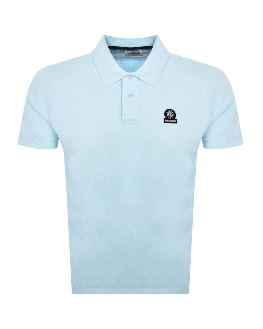 Sandbanks Blue Badge Logo Polo T Shirt for men