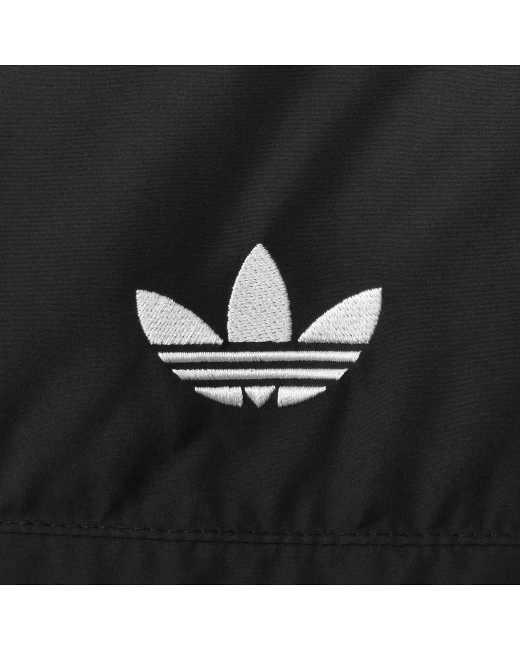 Adidas Originals Black Hooded Regen Padded Jacket for men