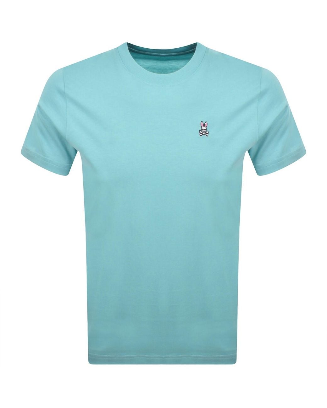 Psycho Bunny Blue Classic Crew Neck T Shirt for men