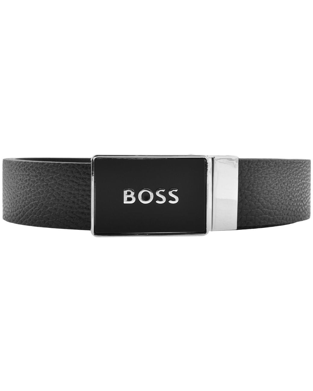 BOSS BUSINESS Black Boss Reversible Icon Belt for men