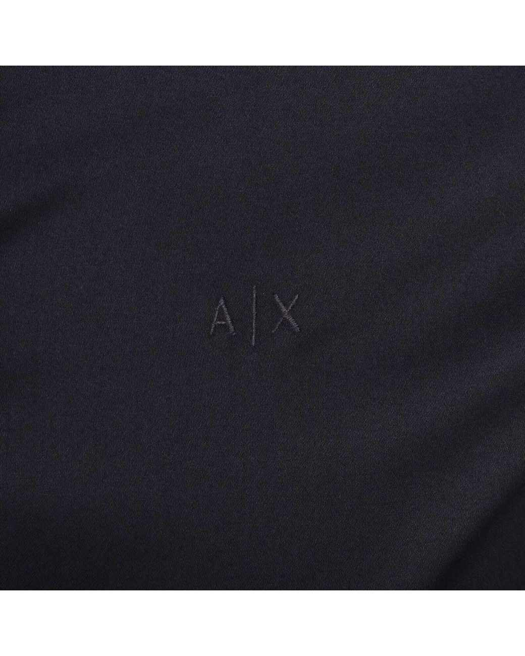 ARMANI EXCHANGE Blue Slim Fit Long Sleeved Shirt for men