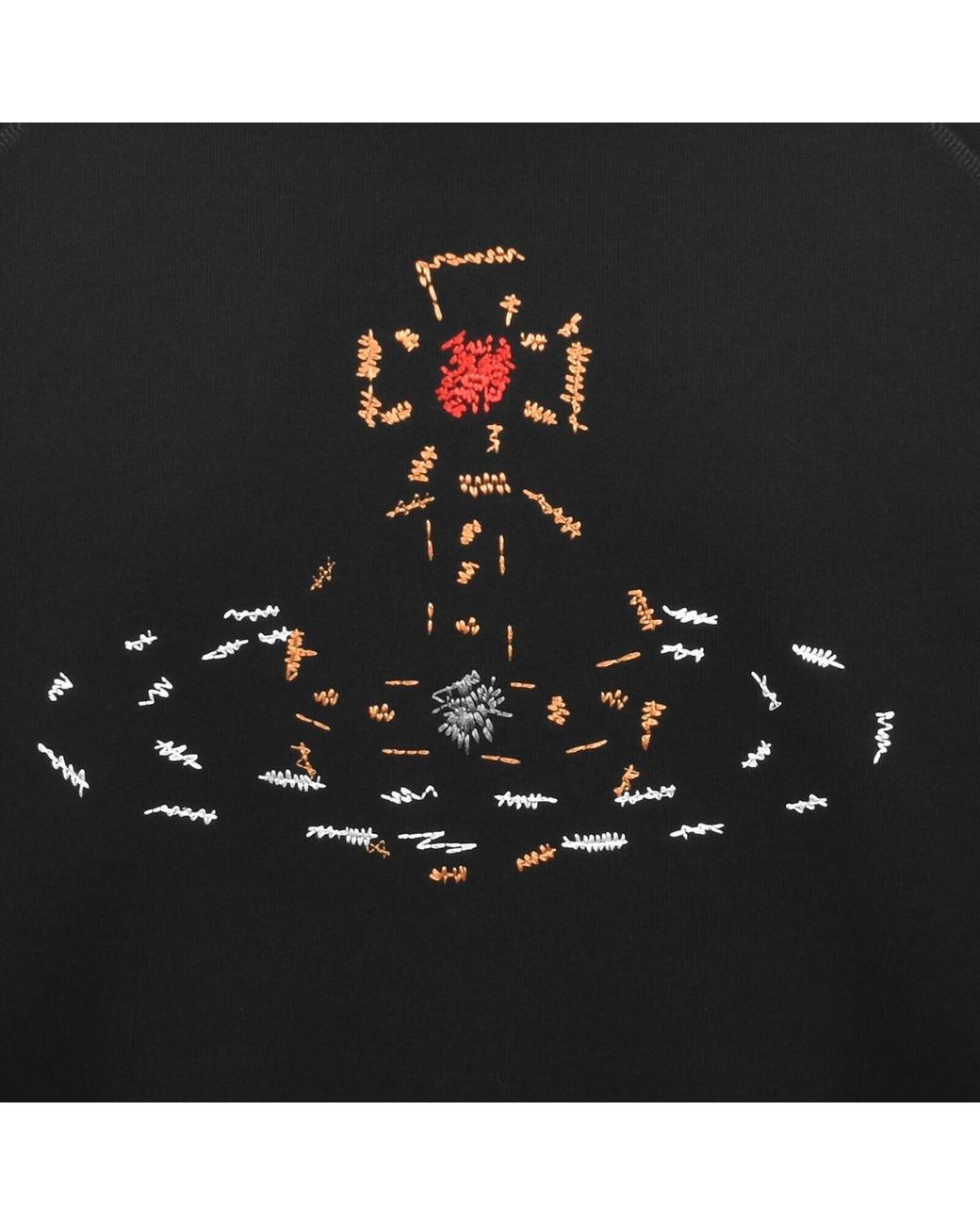 Vivienne Westwood Black Raglan Sweatshirt for men