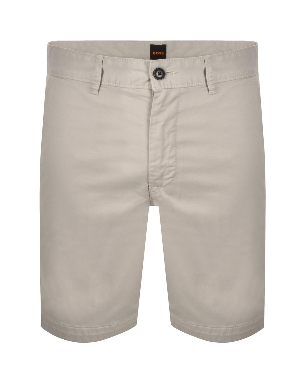 Boss Gray Boss Chino Slim Shorts Open for men