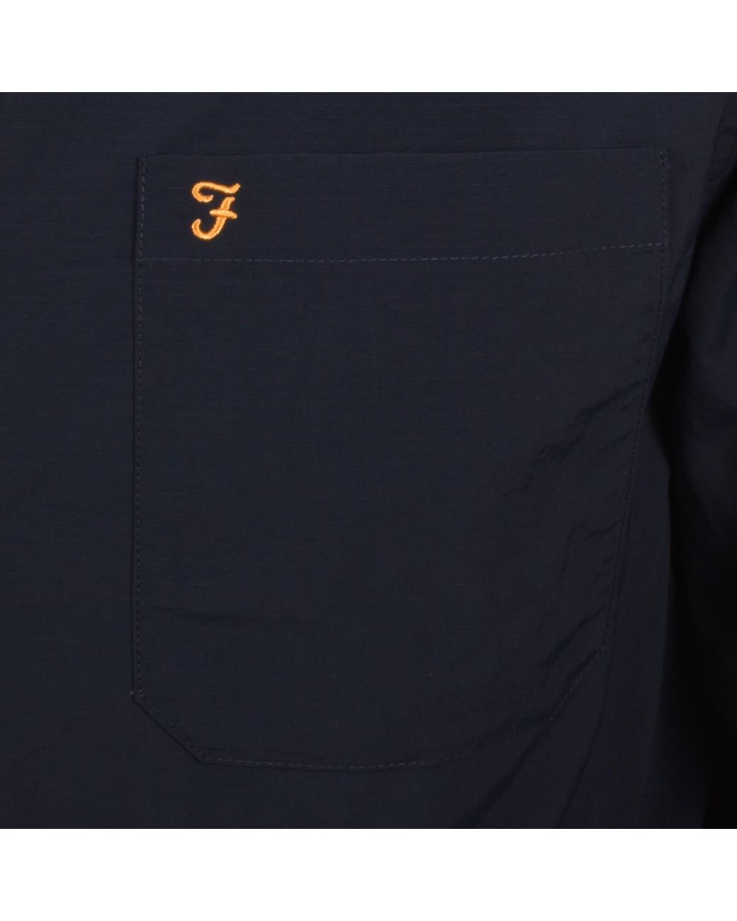 Farah Blue Farah Fintoni Zip Overshirt for men