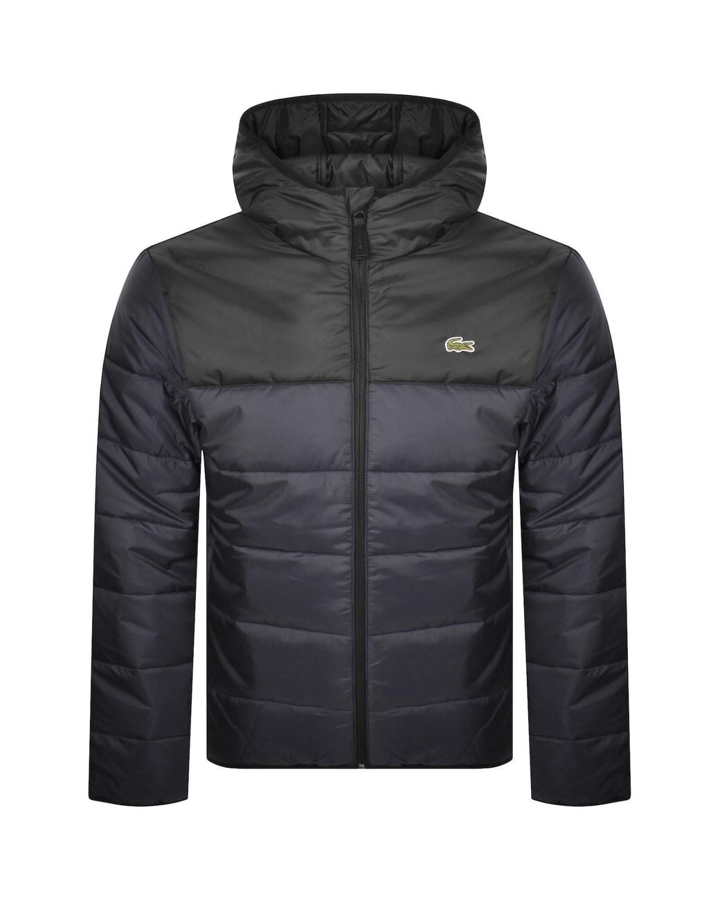 Lacoste Gray Quilted Puffer Jacket for men