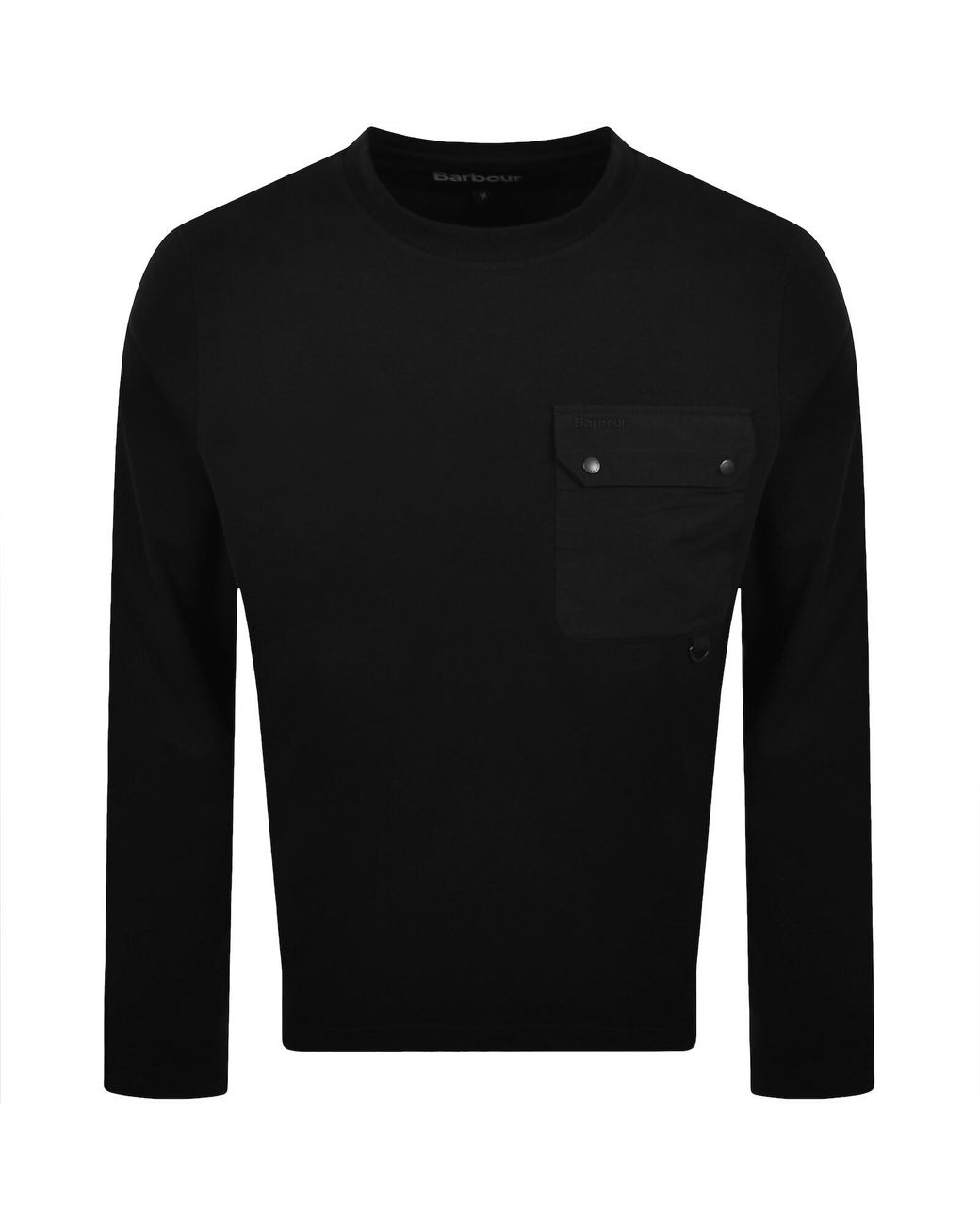 Barbour Black Leazes T Shirt for men