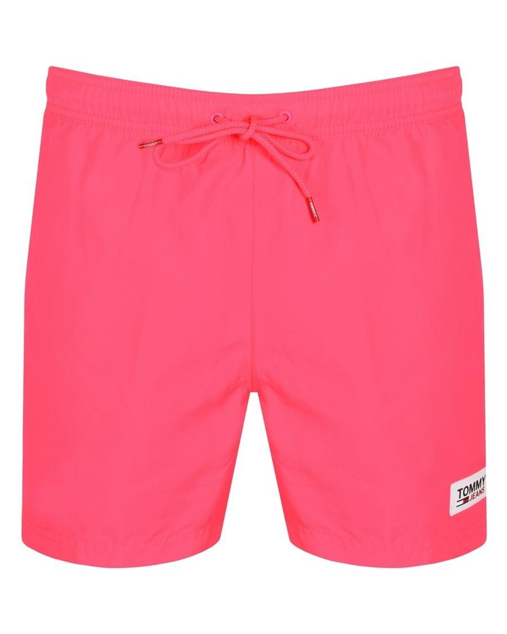Tommy Hilfiger Denim Slim Swim Shorts In in Pink for Men | Lyst