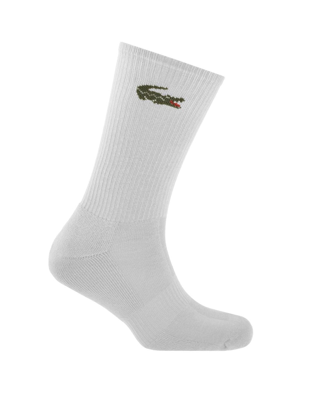 Lacoste Green 6 Pack Sport Crew Socks for men