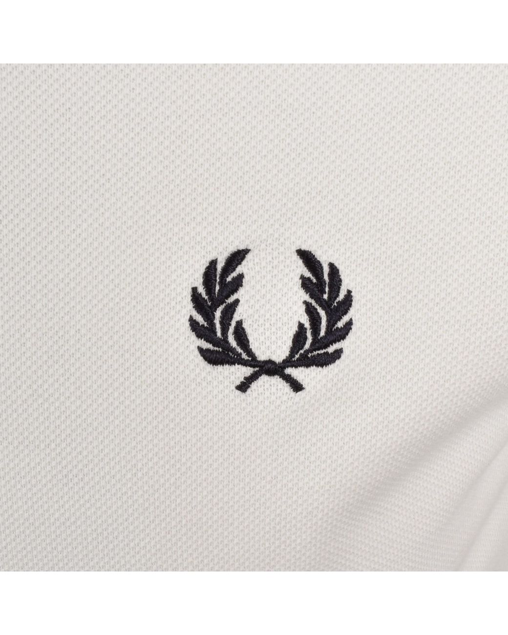 Fred Perry Gray Twin Tipped Polo T Shirt for men