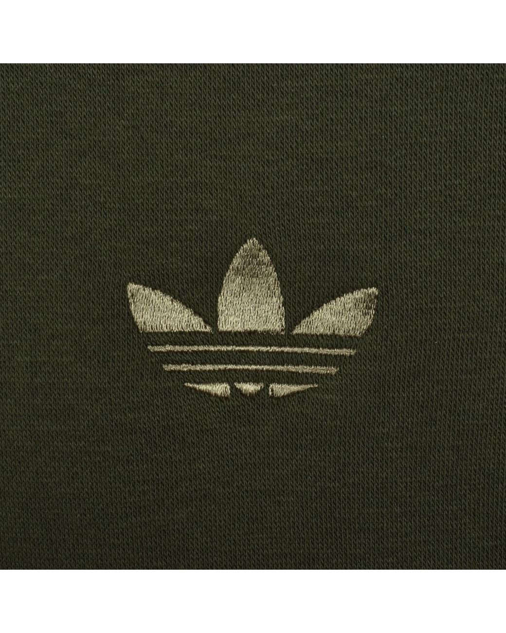 Adidas Originals Green 3 Stripe Sweatshirt for men