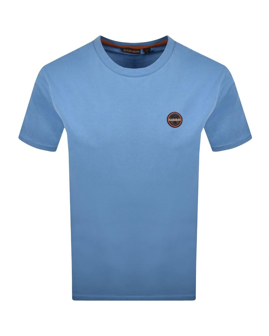 Napapijri Blue S-Badge T Shirt for men