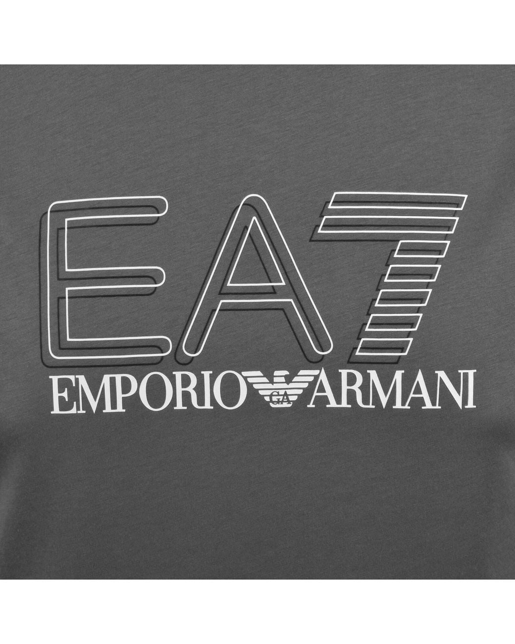 EA7 Gray Emporio Armani Train Visibility Vest for men