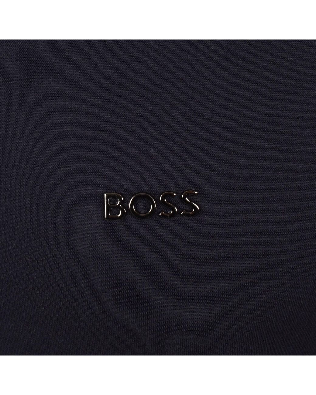 BOSS BUSINESS Blue Boss Sense Full Zip Hoodie Dark for men