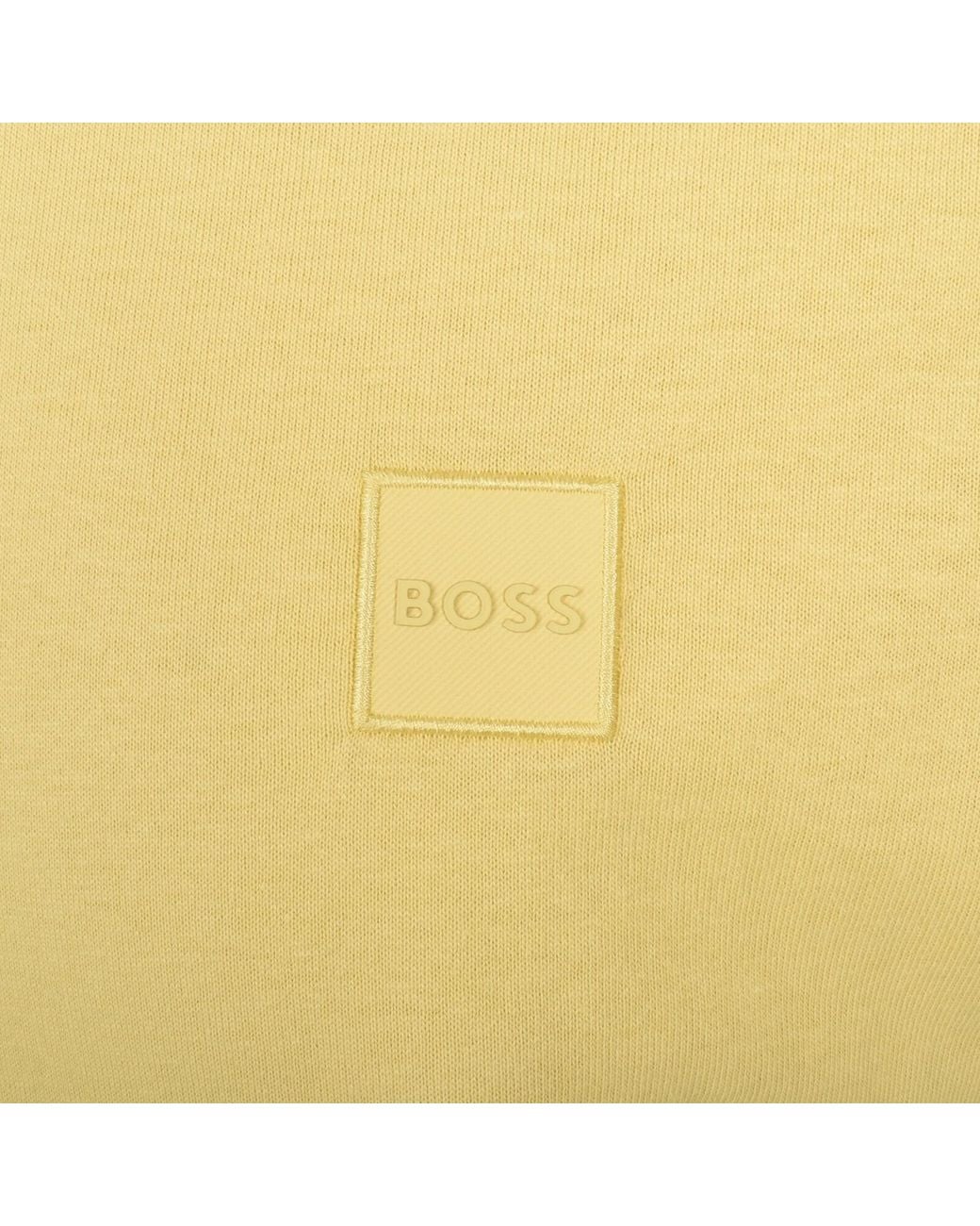 Boss Yellow Boss Tales T Shirt Open for men