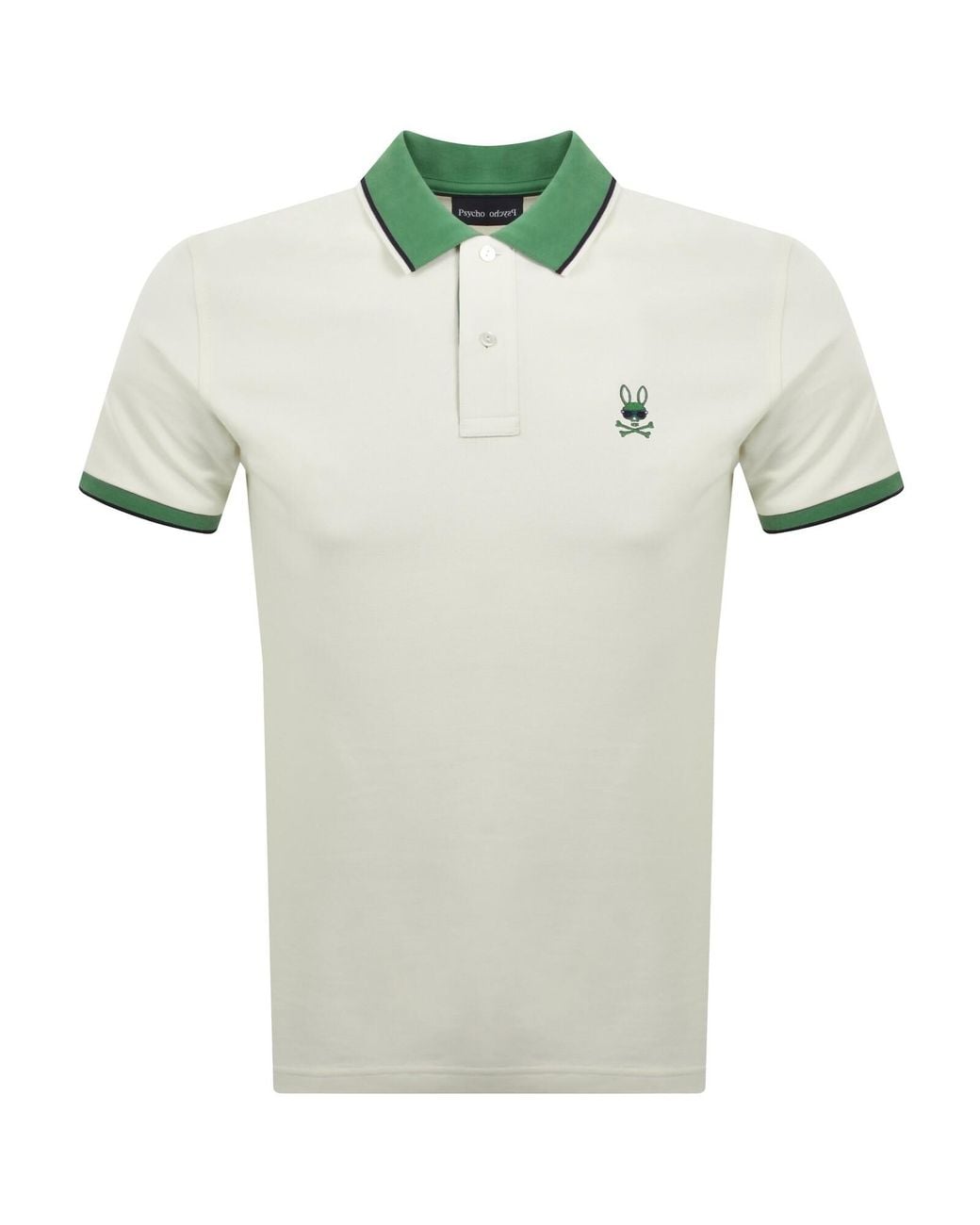 Psycho Bunny Green Sunny Pique Polo T Shirt for men