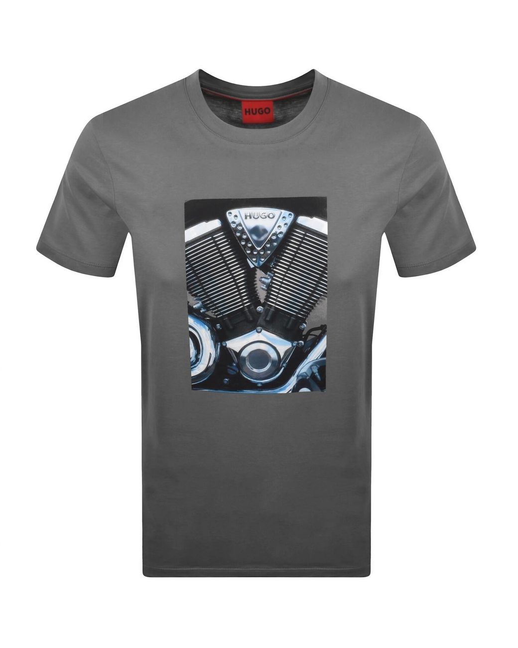 HUGO Gray Dostino T Shirt for men