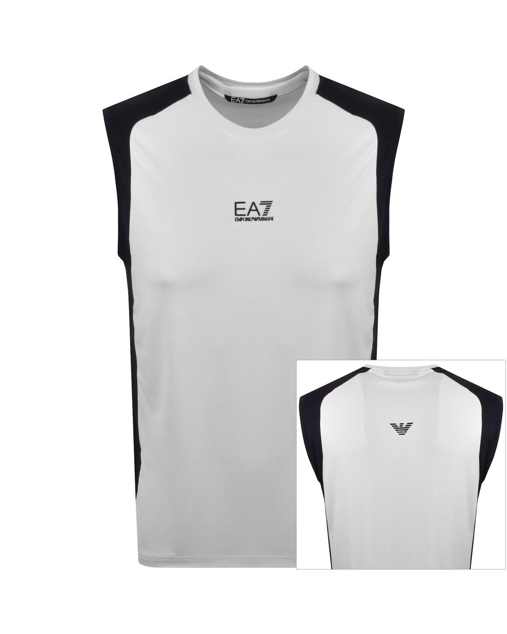 EA7 Gray Emporio Armani Tennis Pro Vest for men