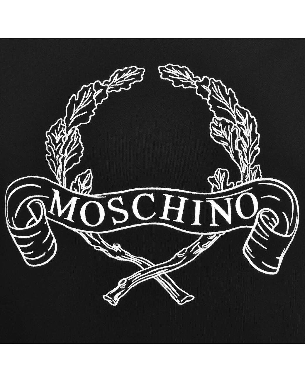 Moschino Black Logo Sweatshirt for men