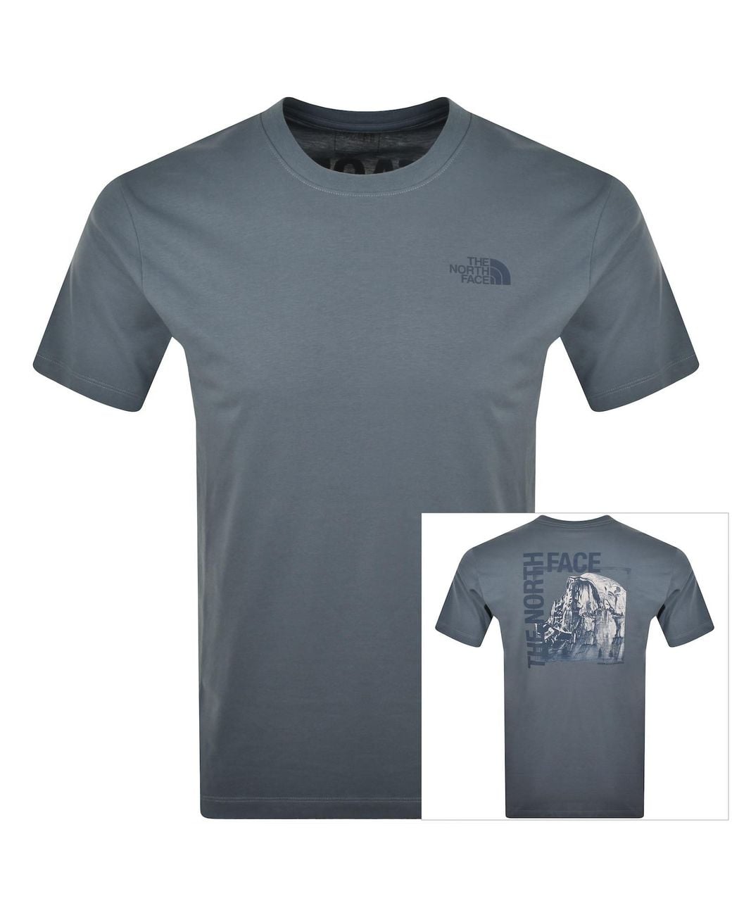 The North Face Blue Half Dome Photo T Shirt for men