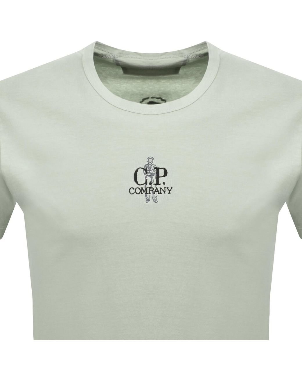 C P Company Green Cp Company Logo T Shirt for men