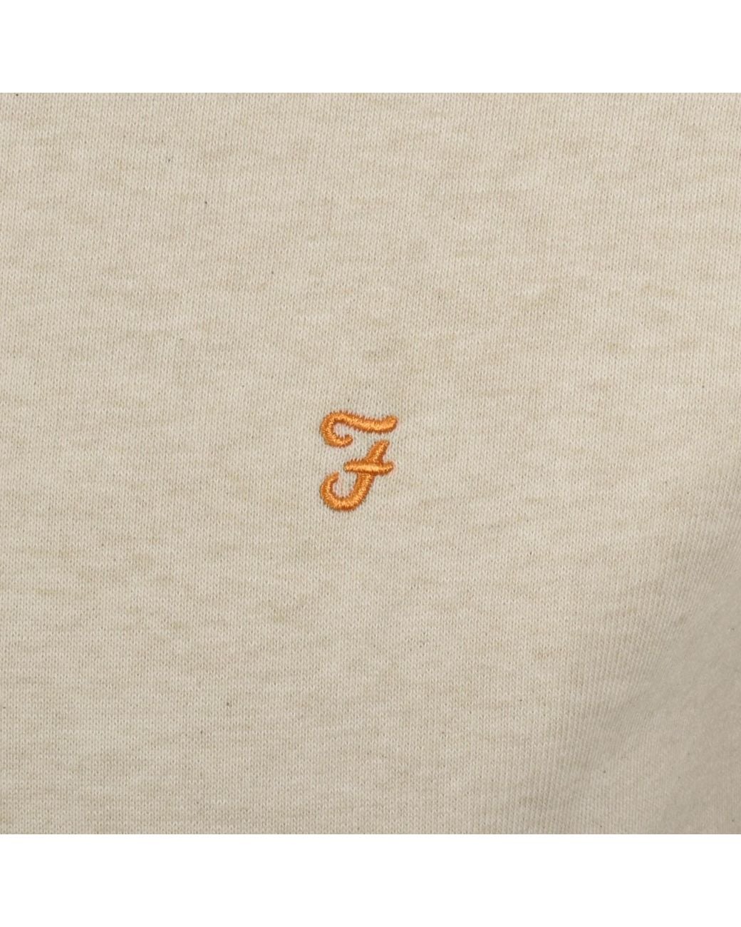 Farah Natural Farah Tim New Crew Neck Sweatshirt for men