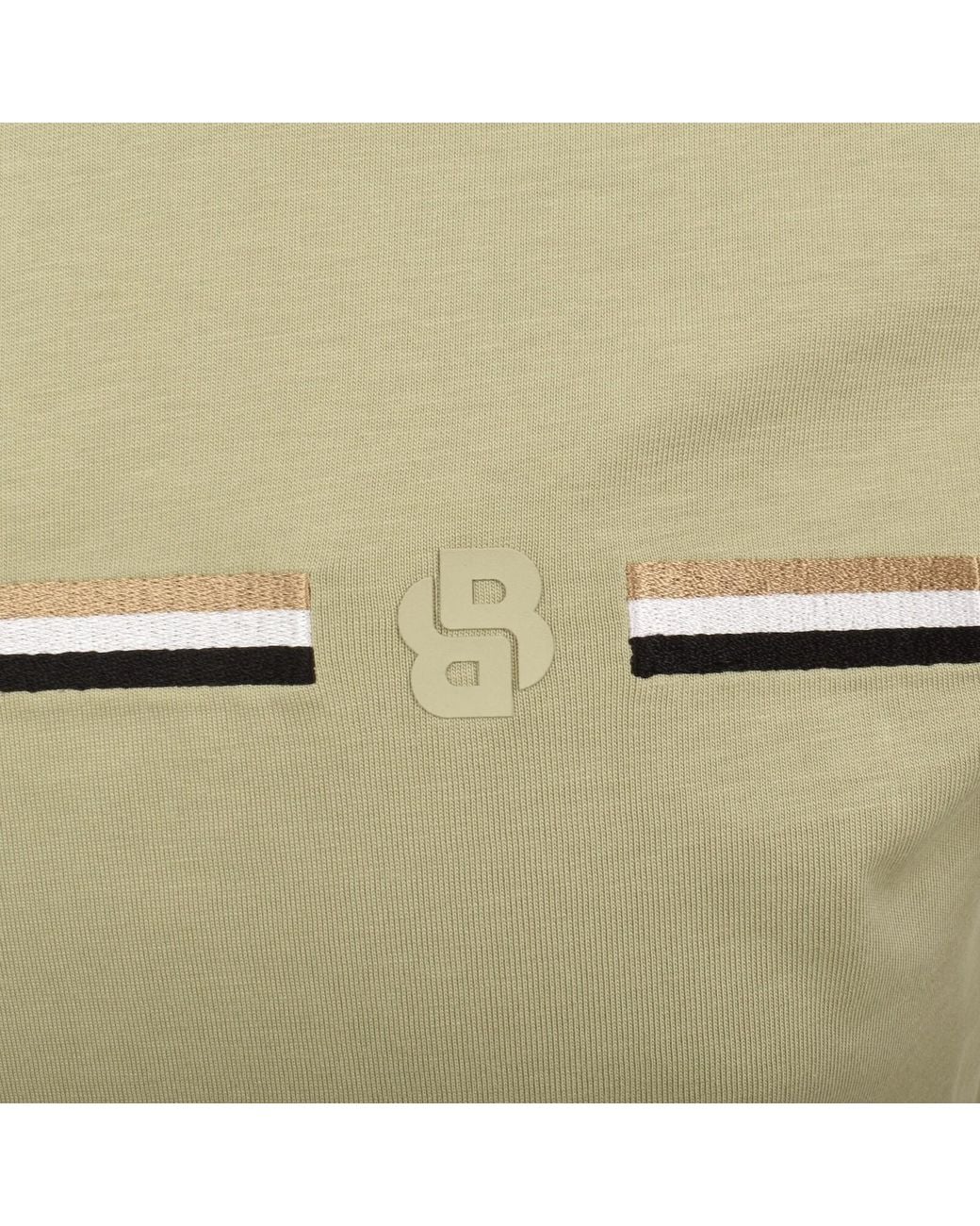 BOSS BUSINESS Green Boss C Taut 41 T Shirt for men