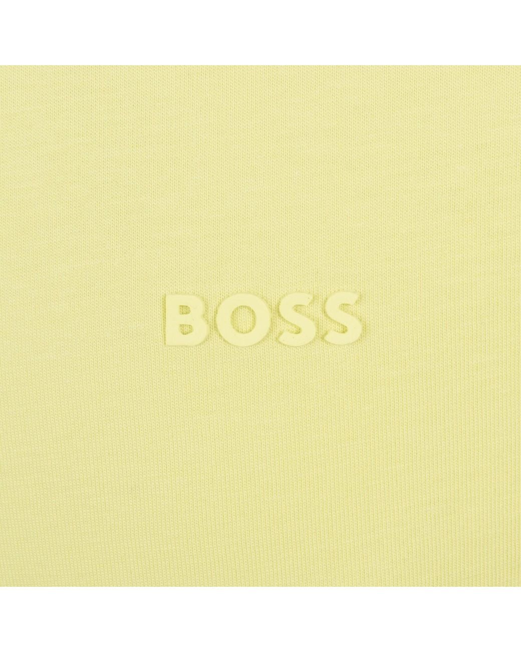 BOSS BUSINESS Yellow Boss Thompson 01 T Shirt Light for men
