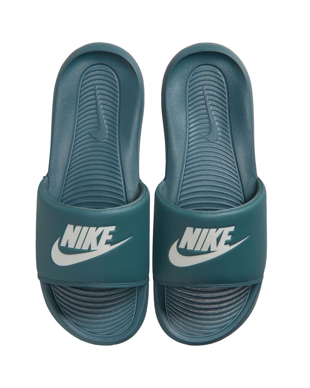 Nike Blue Victori One Sliders for men