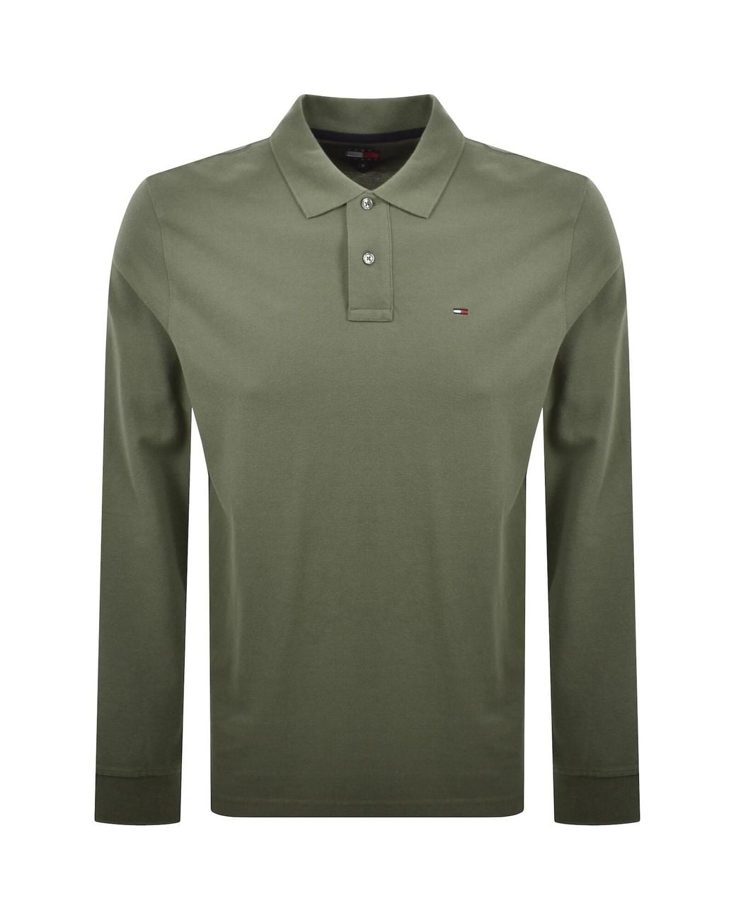 Tommy Hilfiger Green Essential Polo T Shirt for men
