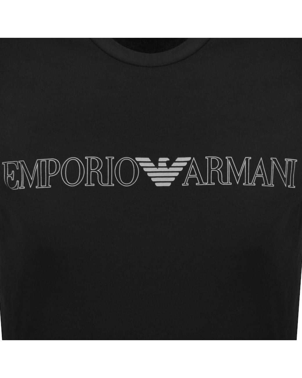 Armani Black Emporio Short Loungewear Set for men