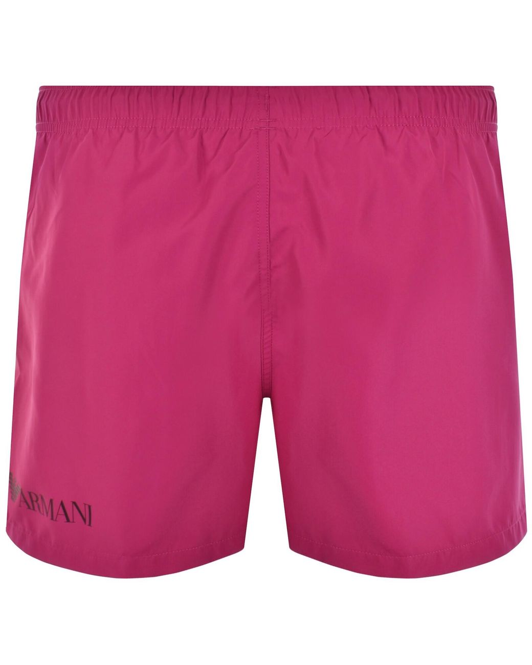 EA7 Pink Emporio Armani Logo Swim Shorts for men