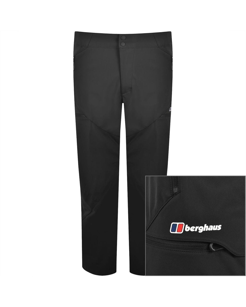 Berghaus Gray Vantashell Trousers for men