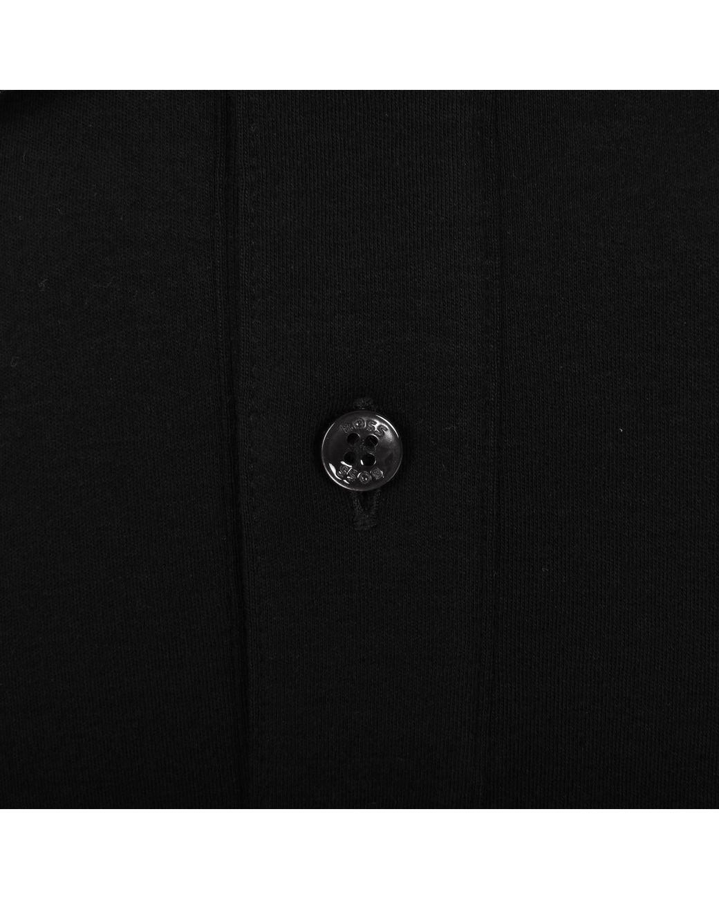 BOSS BUSINESS Black Boss H Parlay 49 Polo for men