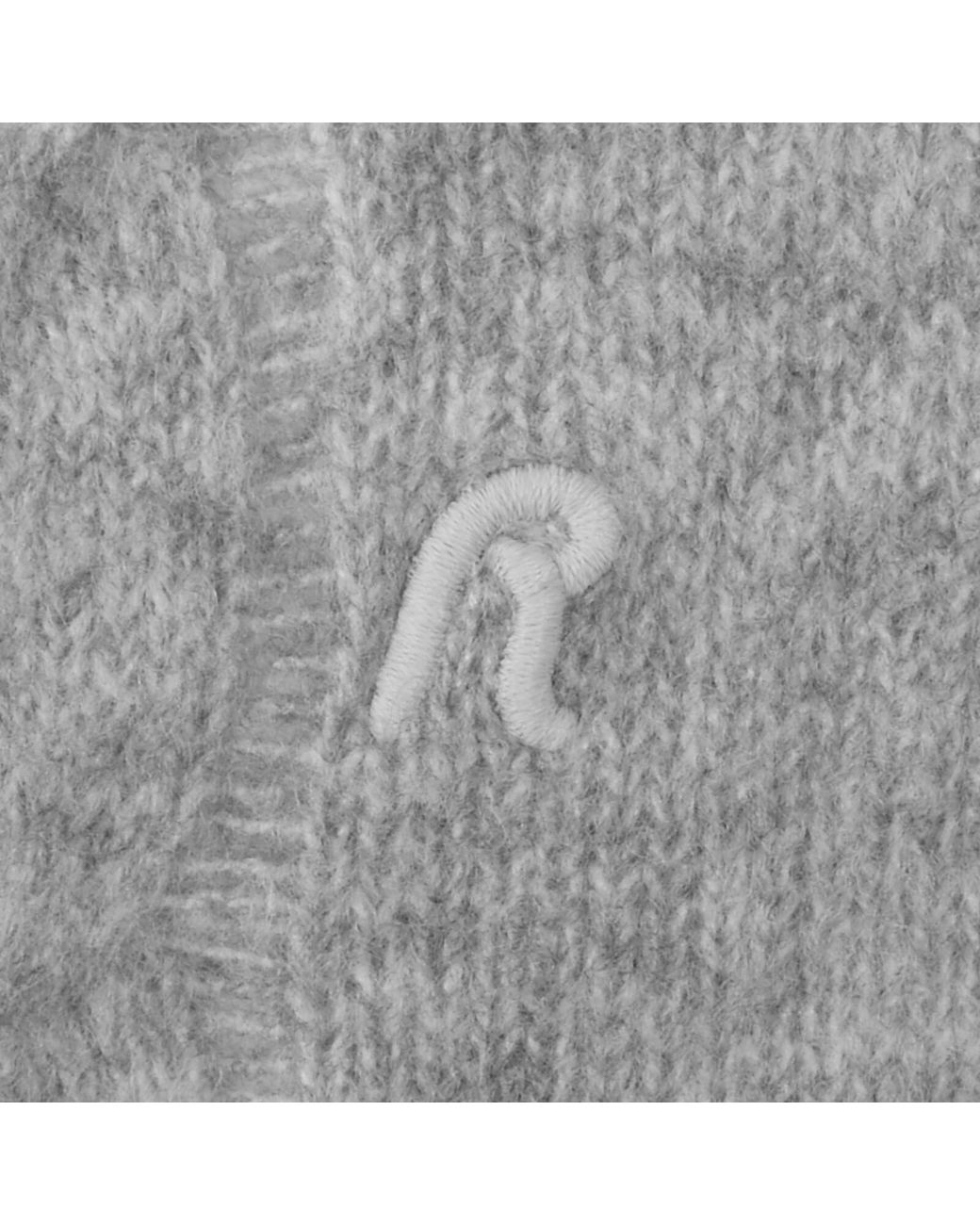 Replay Gray Crew Neck Knit Jumper for men