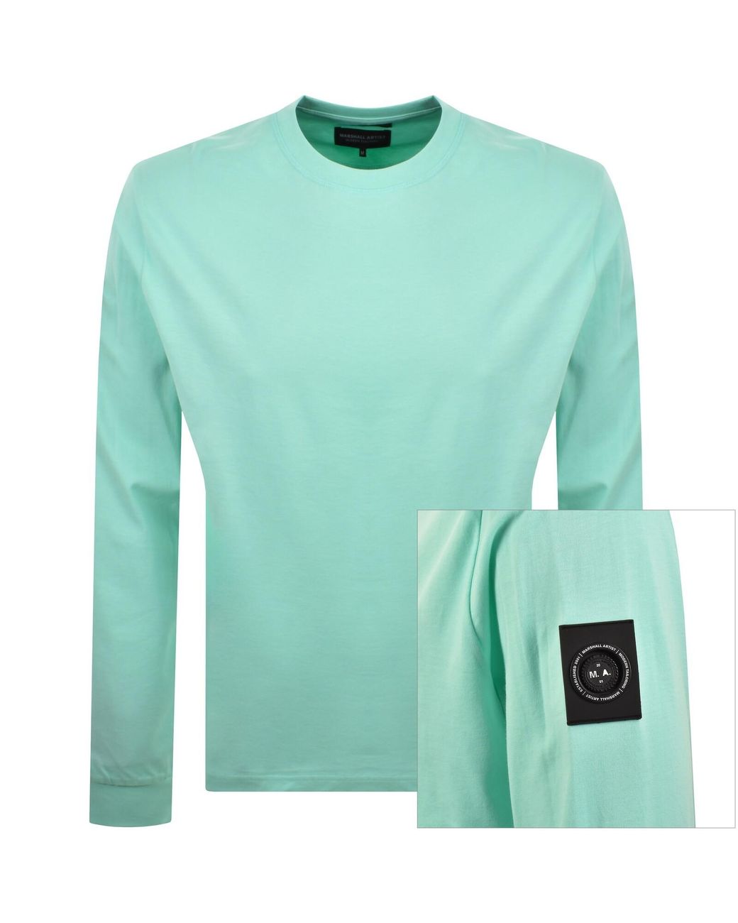 Marshall Artist Green Siren Long Sleeve T Shirt for men