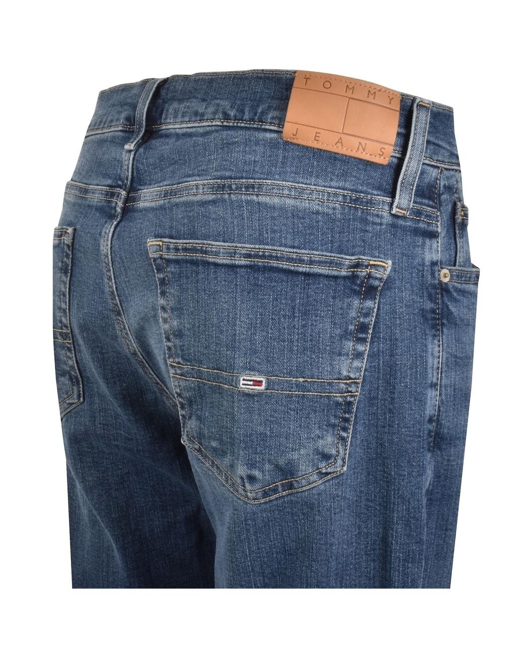 Tommy Hilfiger Blue Ryan Slim Fit Jeans Mid Wash for men