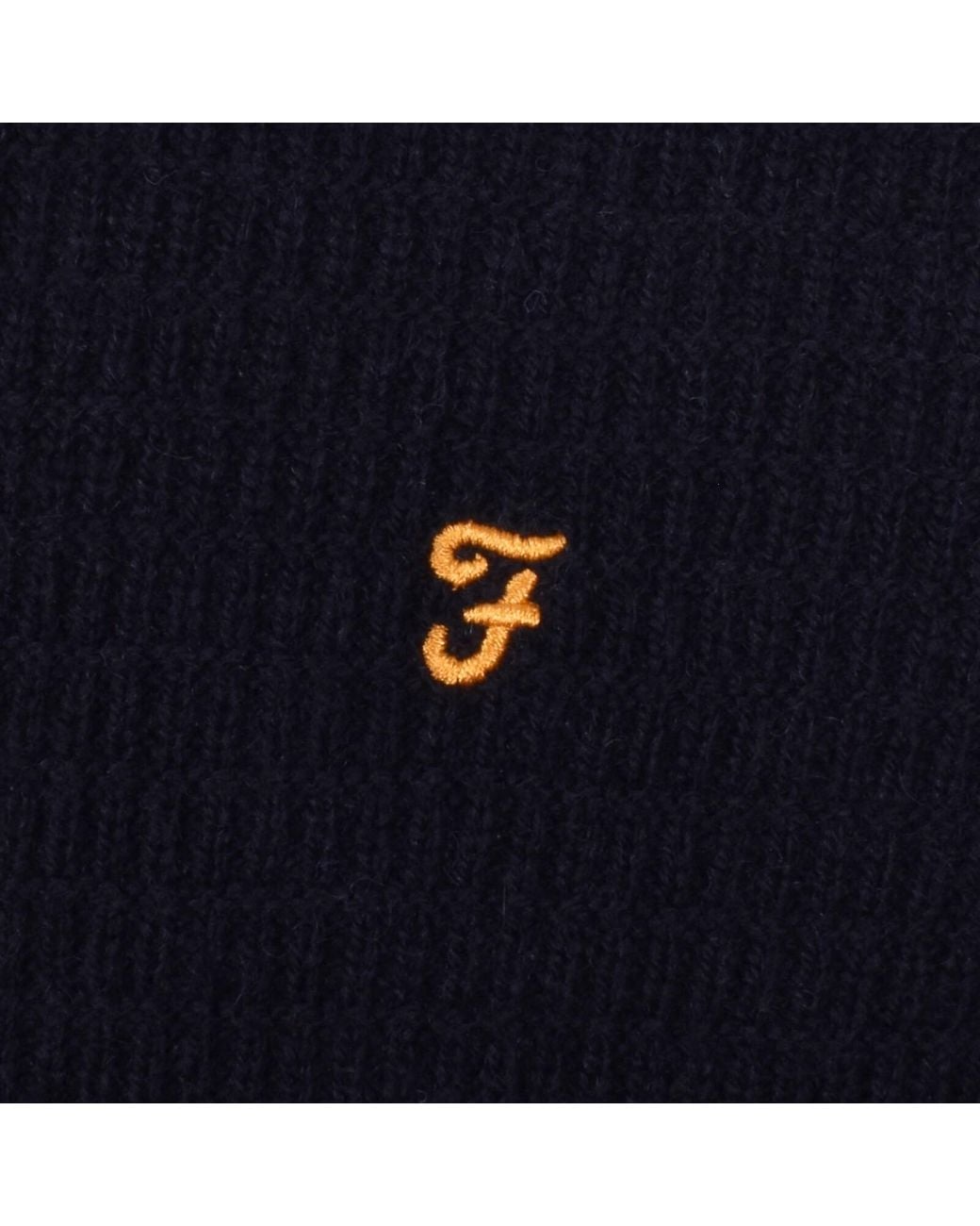 Farah Blue Farah Allerton Knit Jumper for men
