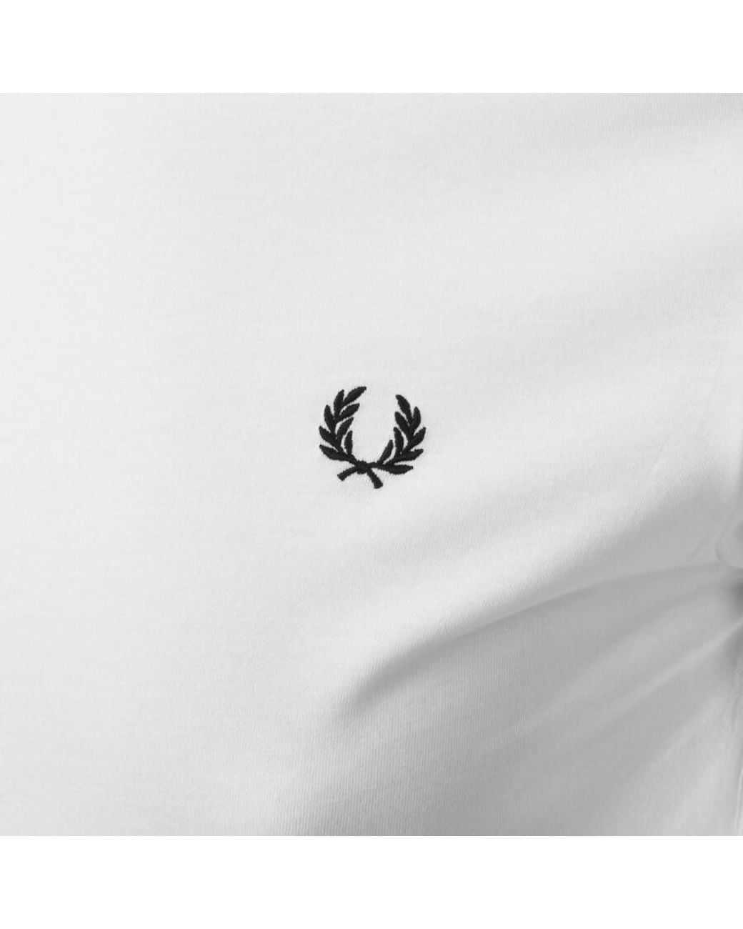 Fred Perry White Twin Tipped T-Shirt for men