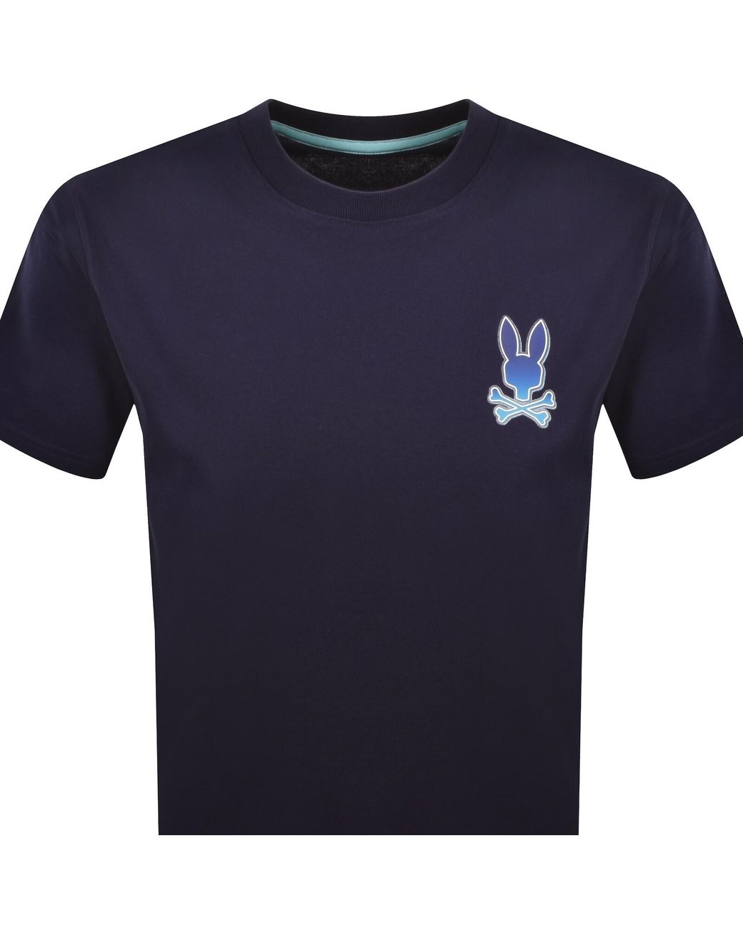 Psycho Bunny Blue Dax Relaxed Fit T Shirt for men