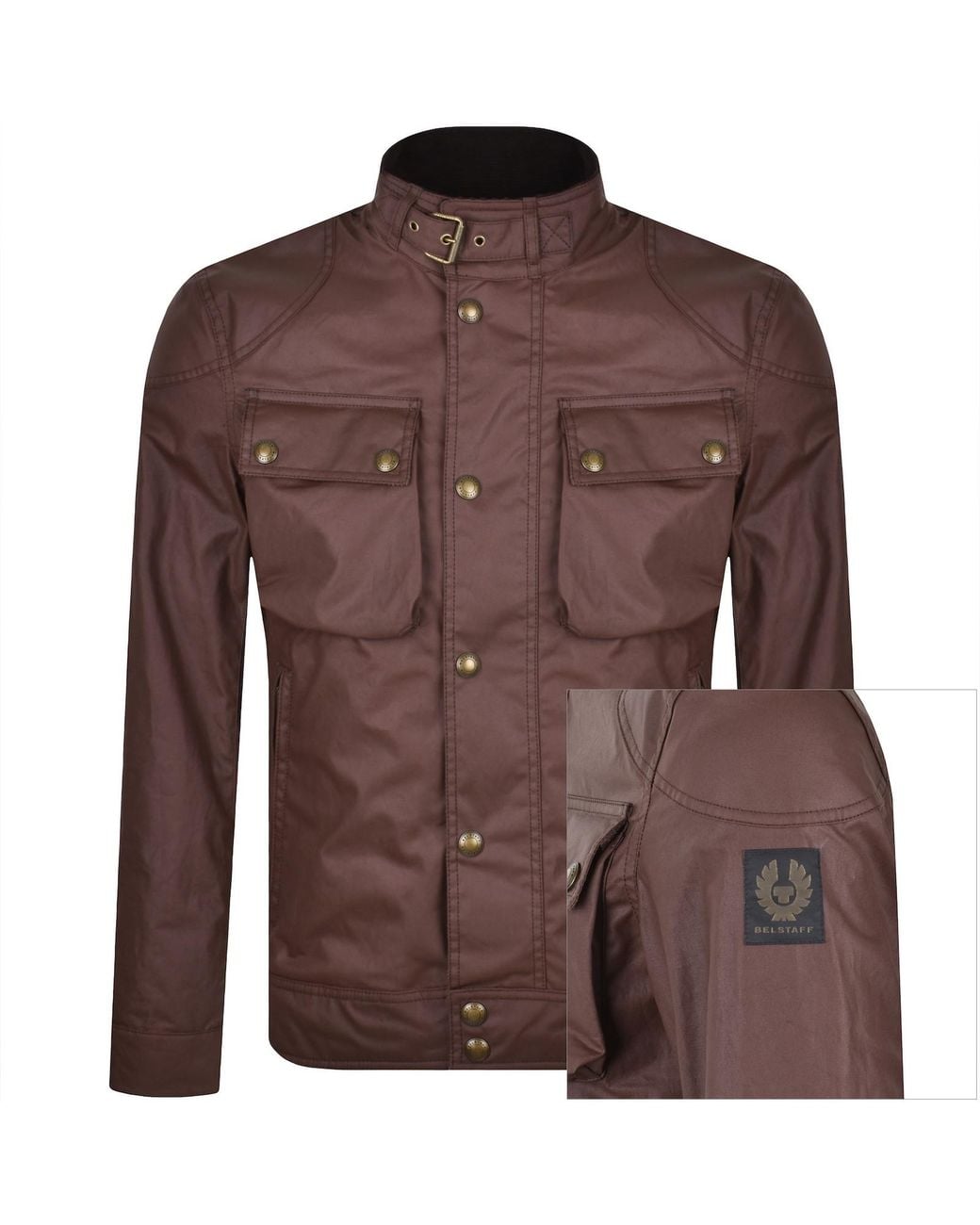 Belstaff Brown Racemaster Waxed Jacket for men