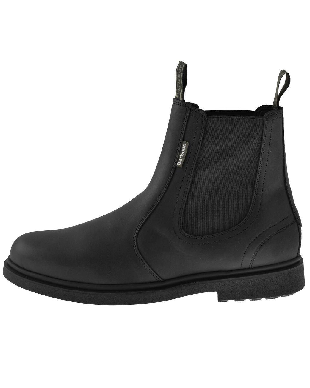 Barbour Black Hale Chelsea Boots for men
