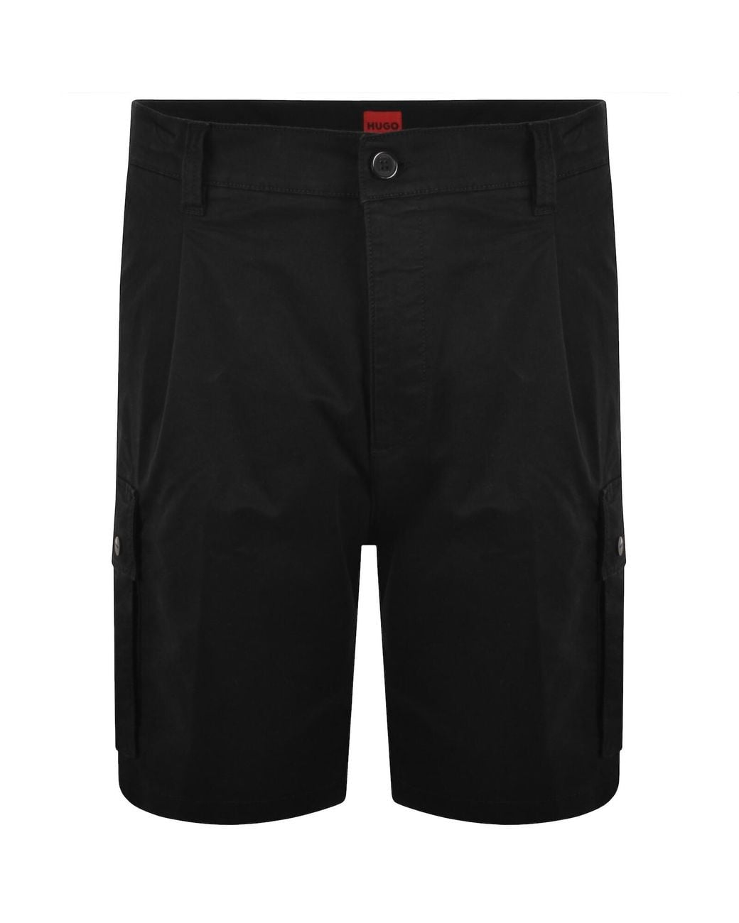HUGO Black Craysen262 Cargo Shorts for men