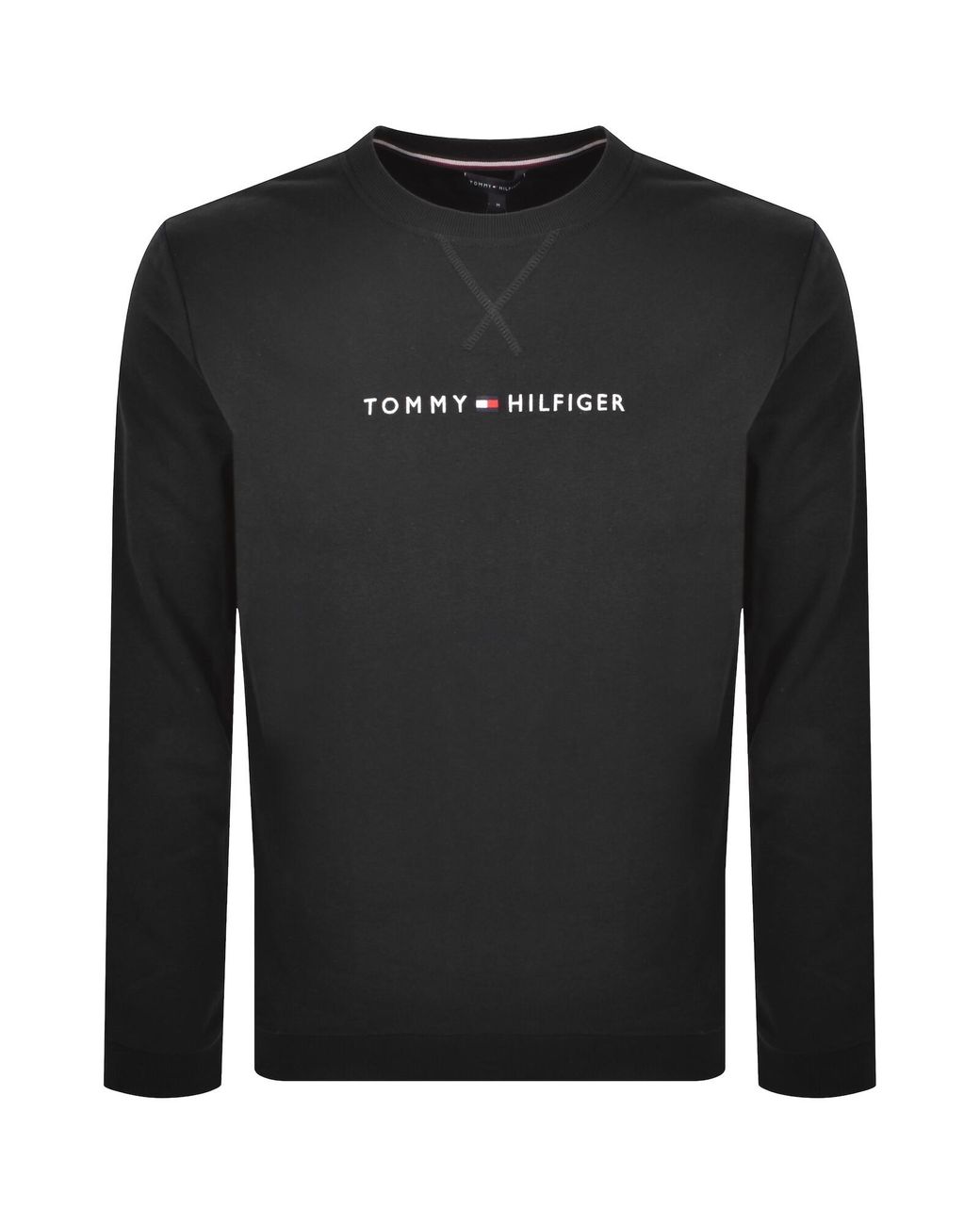 Tommy Hilfiger Black Track Top Sweatshirt for men