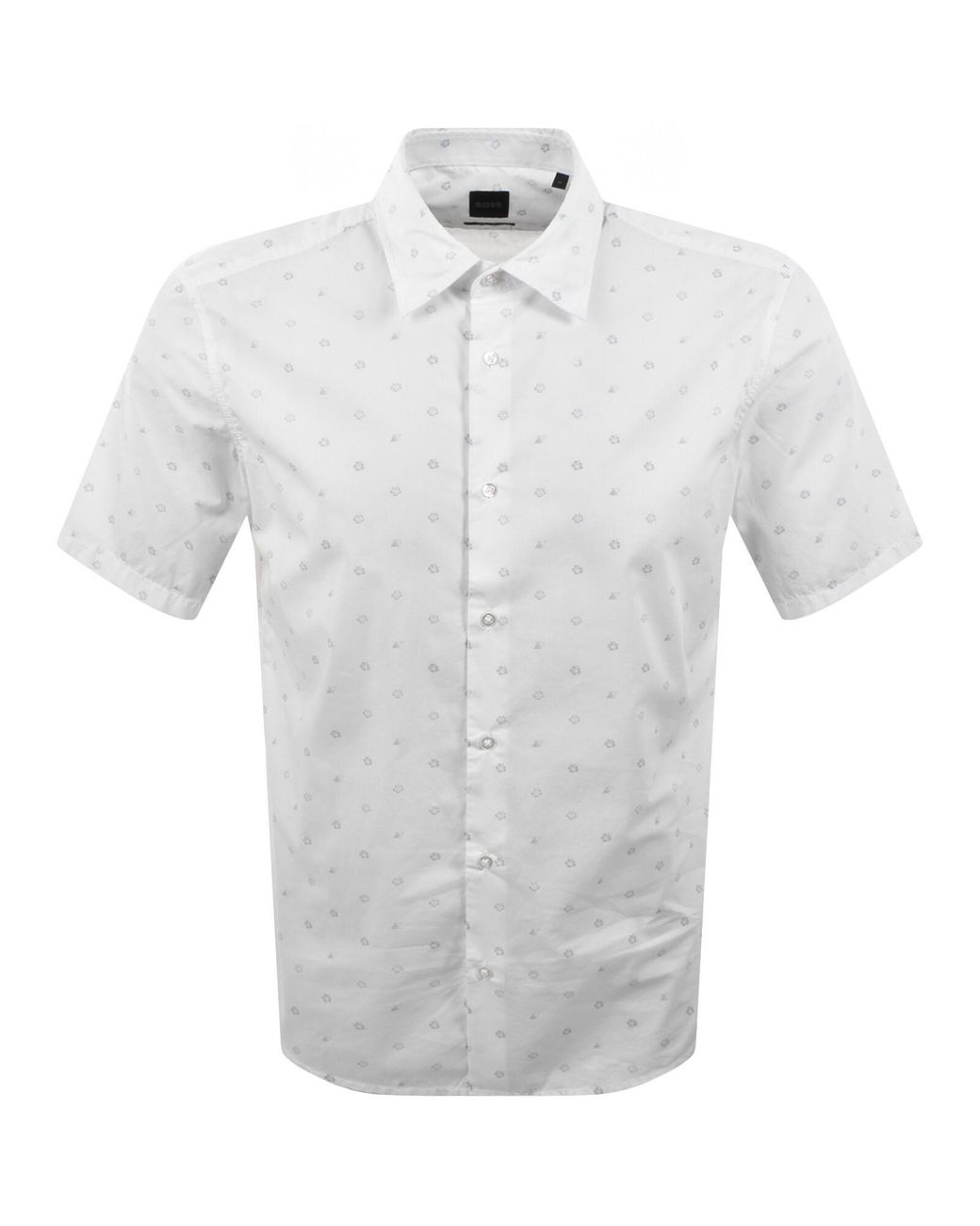 Boss Gray Boss Rash 2 Patterned Shirt for men