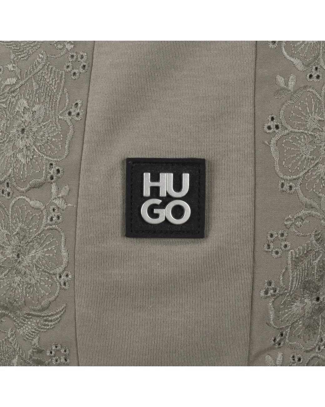 HUGO Gray Dromos Polo T Shirt for men