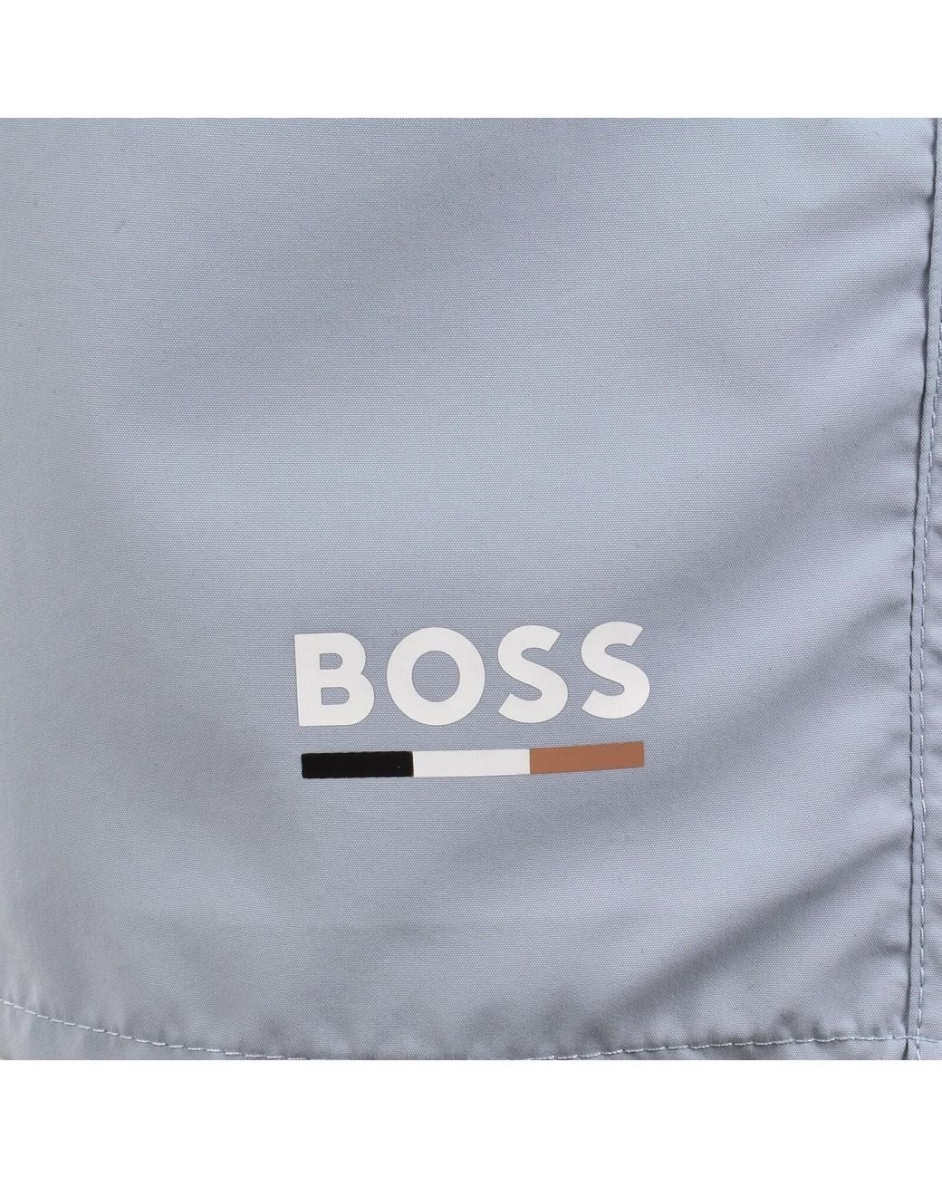 BOSS BUSINESS Blue Boss Swordfish Swim Shorts for men