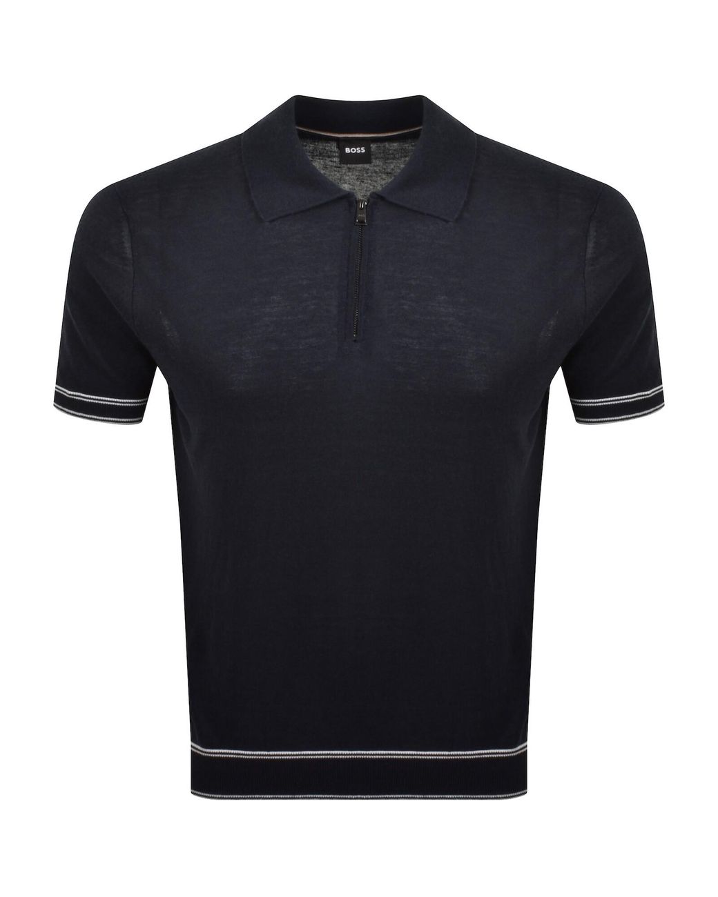 BOSS BUSINESS Blue Boss Norbertino Knit Polo Dark for men