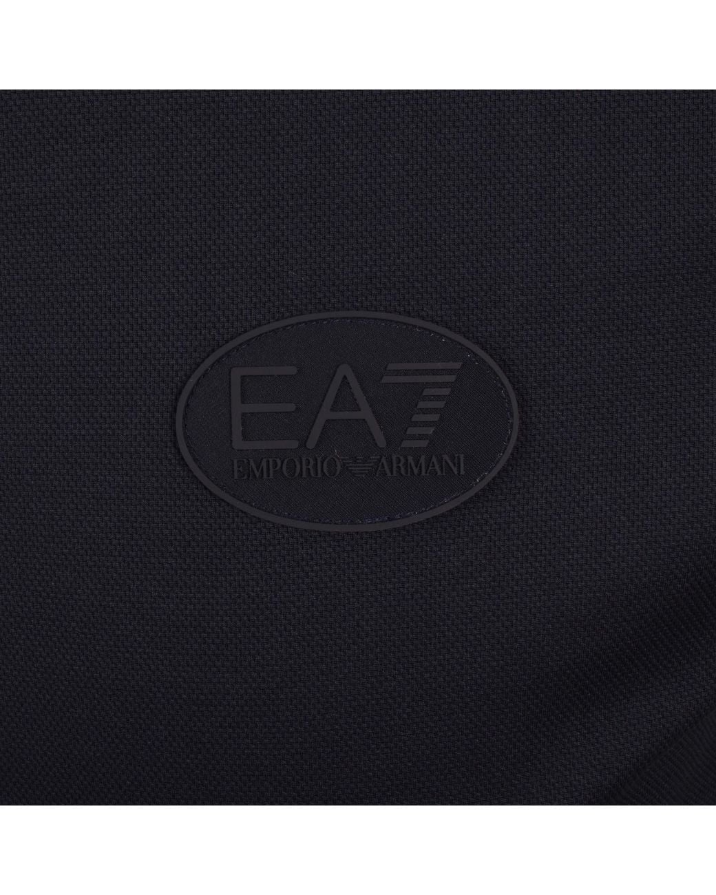 EA7 Blue Emporio Armani Polo T Shirt for men